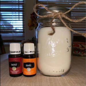 Large Thieves and Orange Candle